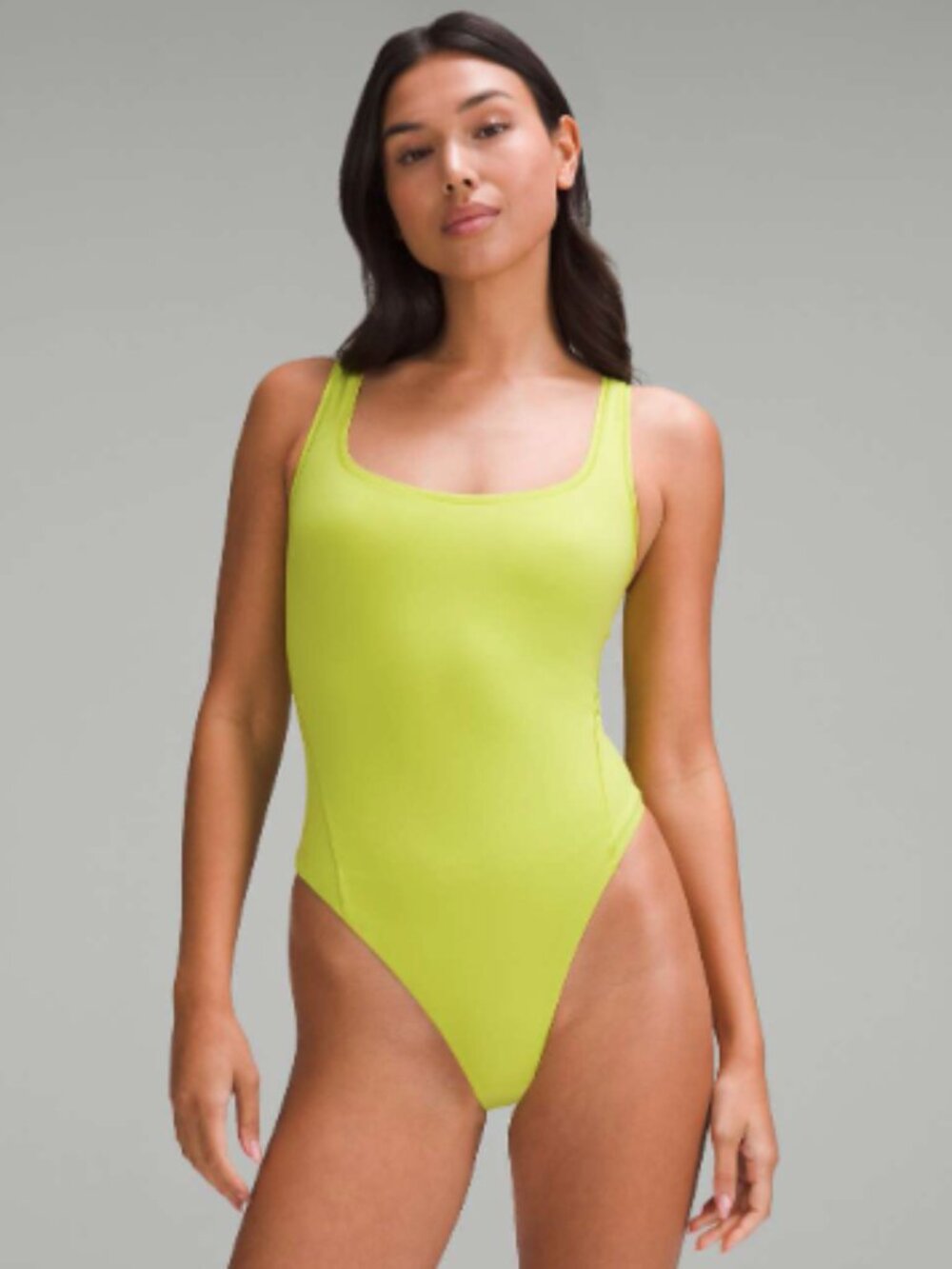 Lululemon Wundermost Ultra-Soft Nulu Square-Neck Sleeveless Bodysuit